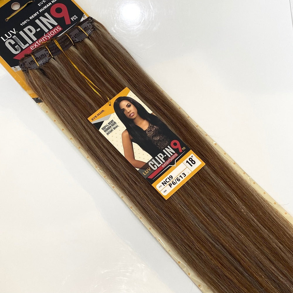 Luv | 9pc Clip-in Human Hair Extensions 18"