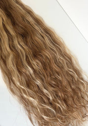 100% Remy Clip-In Water Wave Human Hair Extensions 22" - Santana's Wigs & Hair Extensions, LLC -