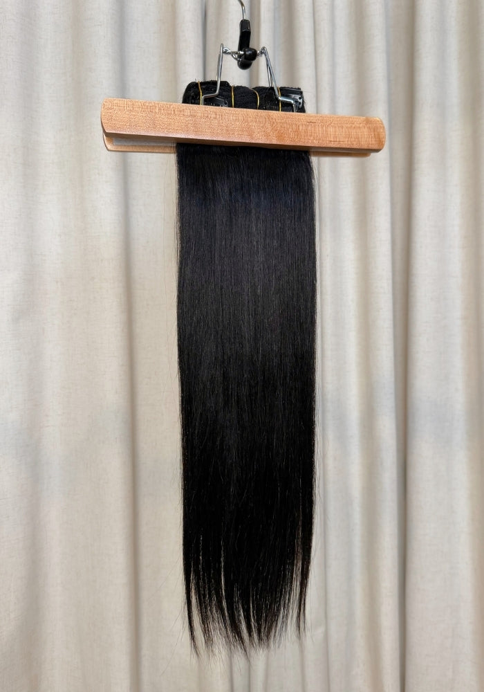 Classic Clip-In Human Hair Extensions 18"