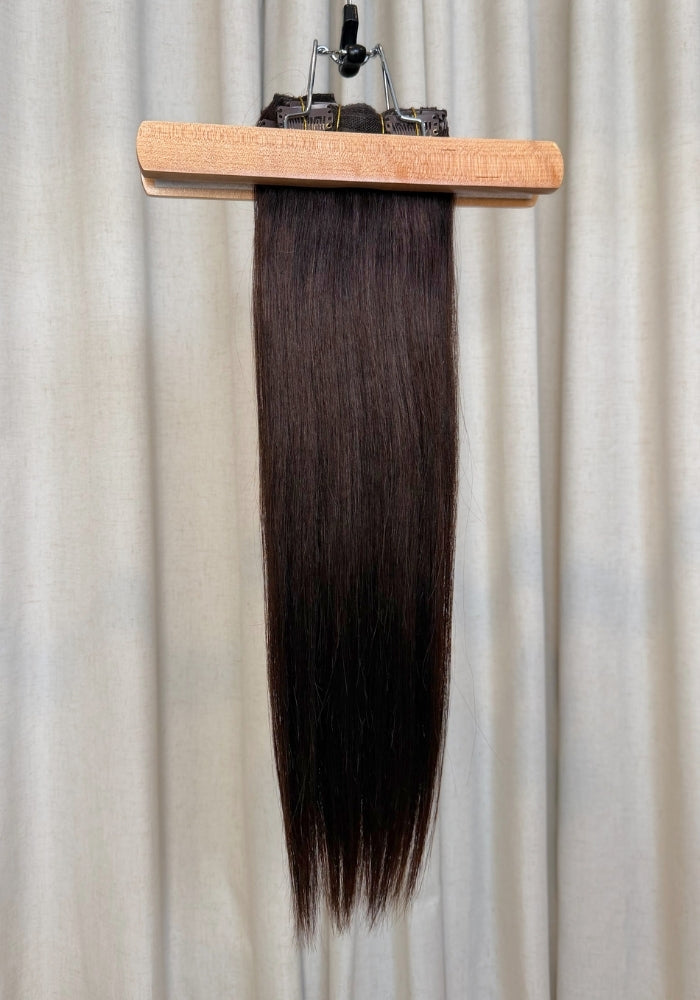 Classic Clip-In Human Hair Extensions 18"