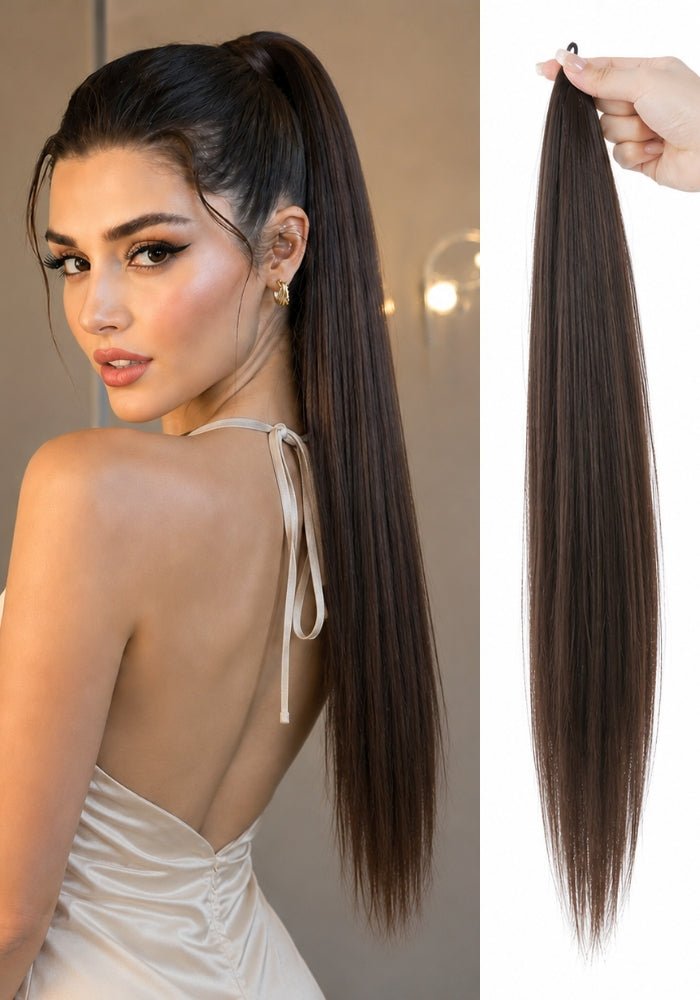 40" Flexible Wrap Around Synthetic Ponytail - Santana's Wigs & Hair Extensions, LLC - 1