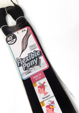 40"  Flexible Wrap Around Synthetic Ponytail