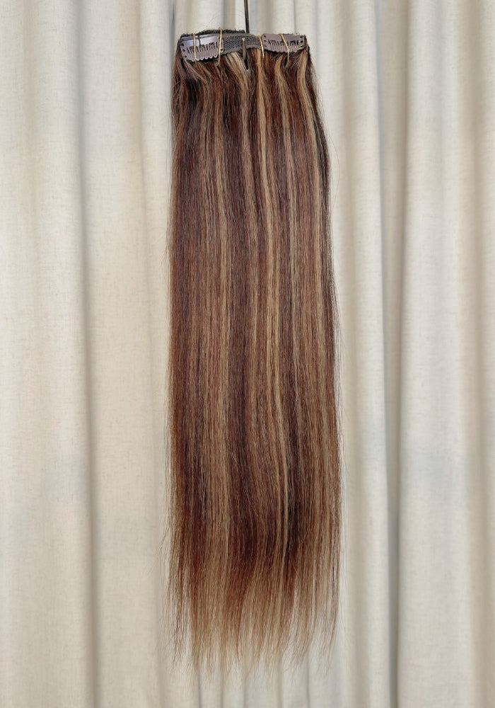 Classic Clip-In Human Hair Extensions 18"