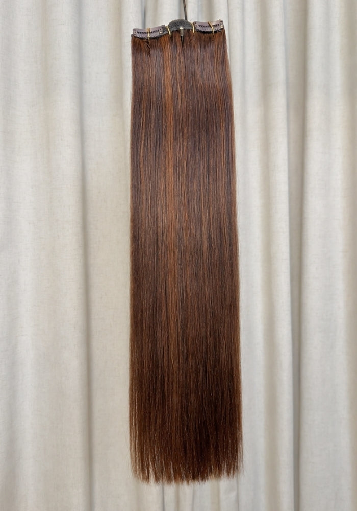 Classic Clip-In Human Hair Extensions 18"