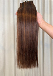 Classic Clip-In Human Hair Extensions 18"
