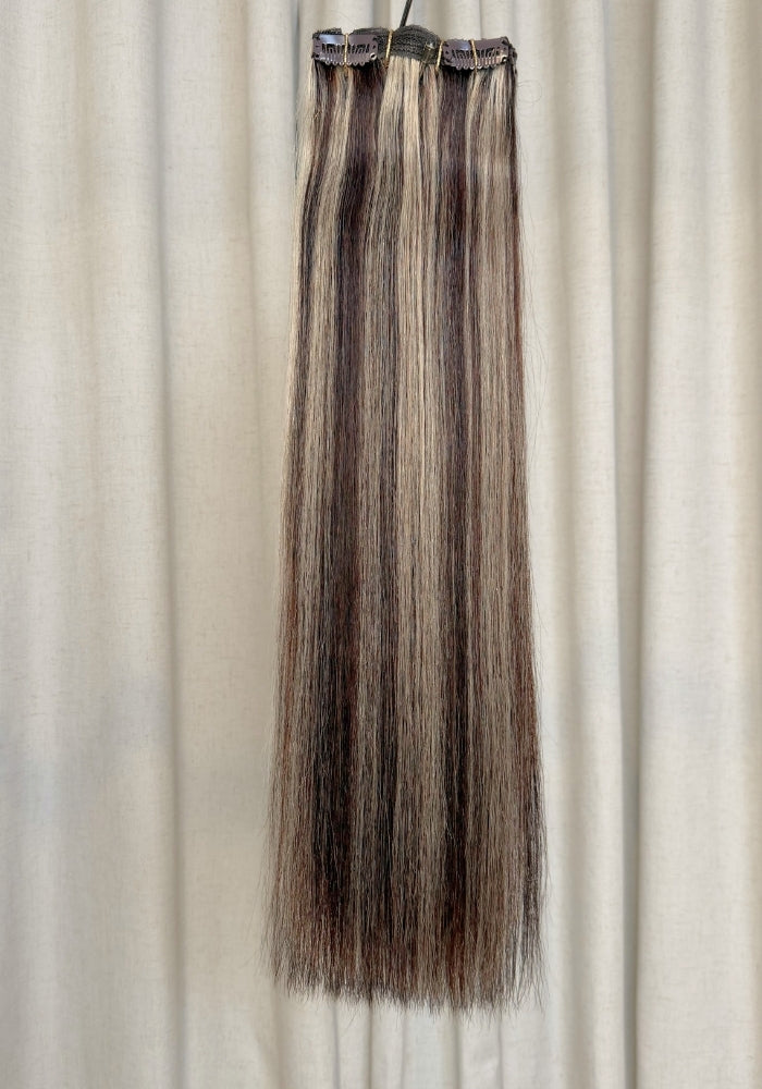 Classic Clip-In Human Hair Extensions 18"