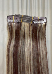Classic Clip-In Human Hair Extensions 18"