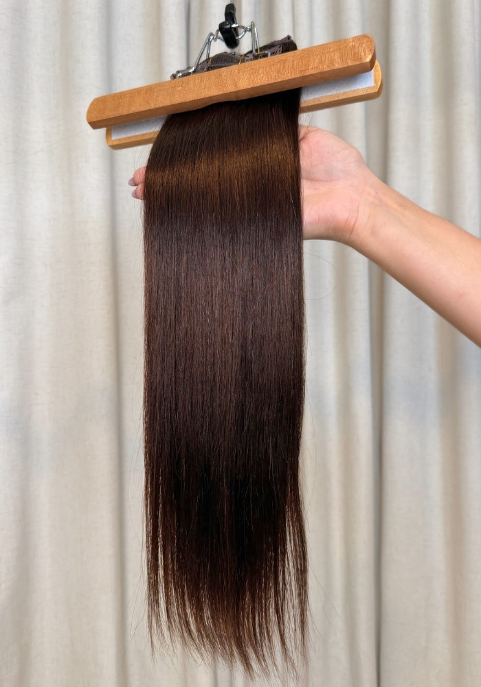 Classic Clip-In Human Hair Extensions 18"