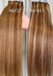 Classic Clip-In Human Hair Extensions 18"