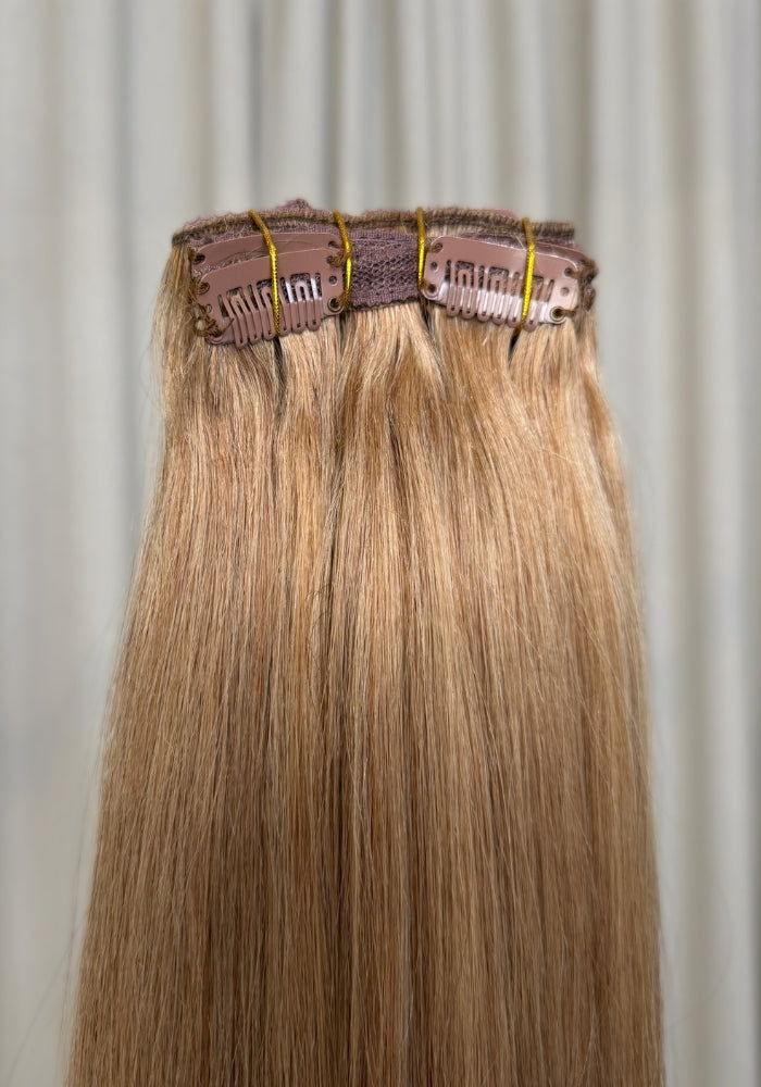 Classic Clip-In Human Hair Extensions 18"