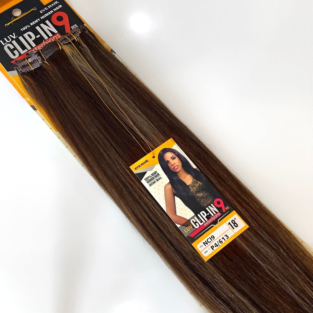 Luv | 9pc Clip-in Human Hair Extensions 18