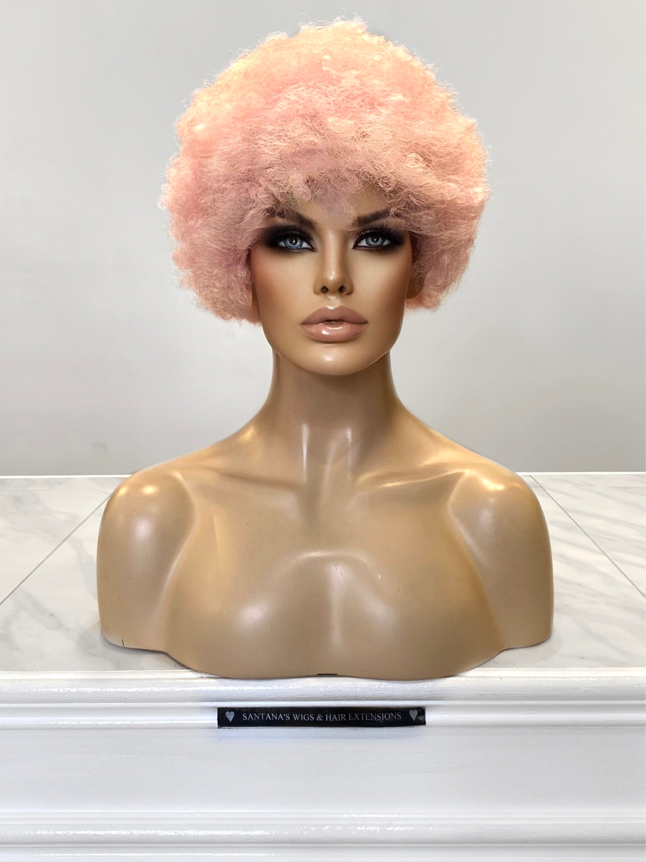 Small Afro Pink