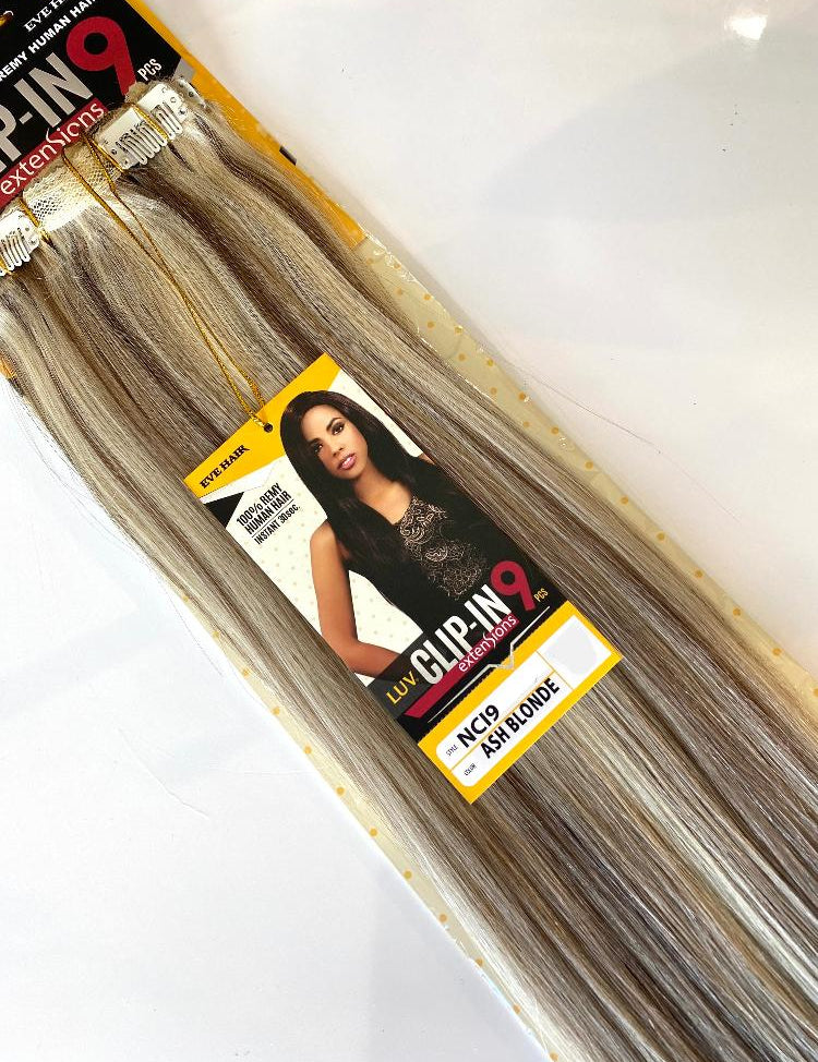 Luv | 9pc Clip-in Human Hair Extensions 22"