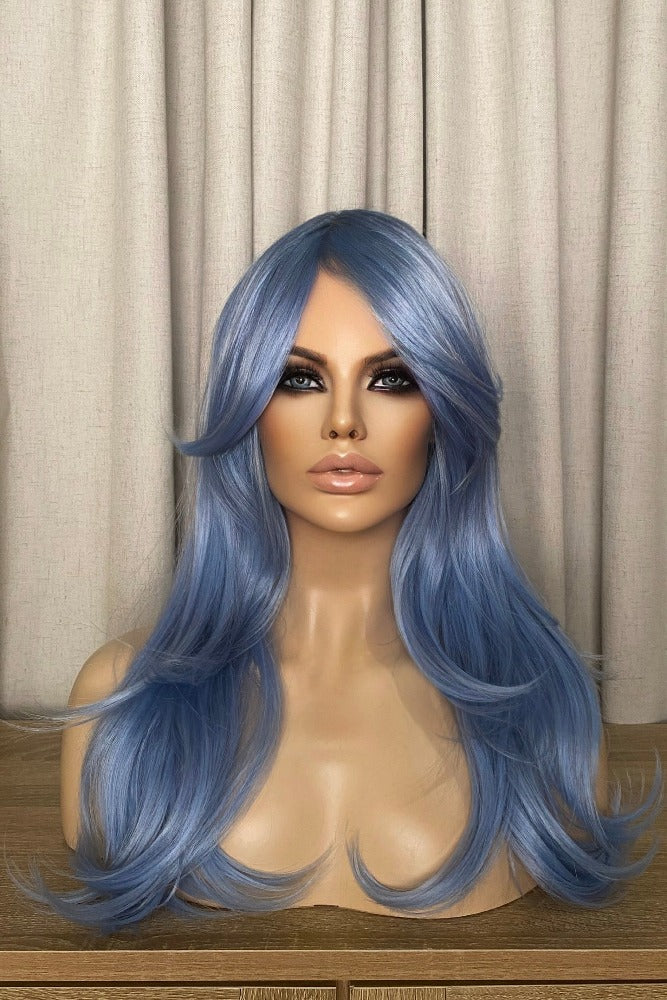 Moonlight-Dusty Blue | Synthetic Wig