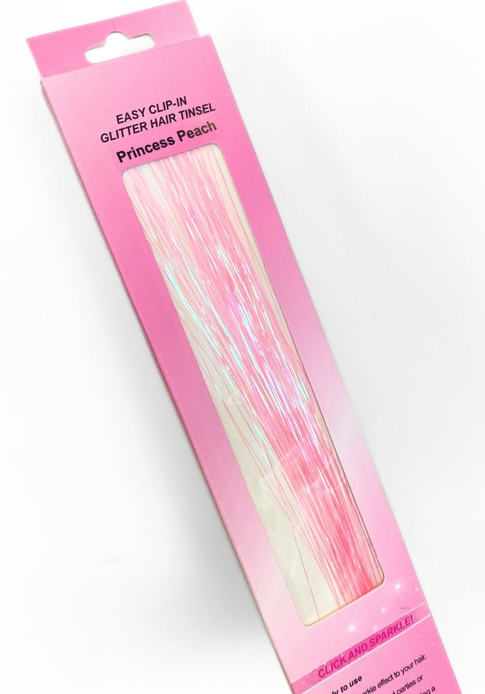 Clip In Tinsel Hair 6PC