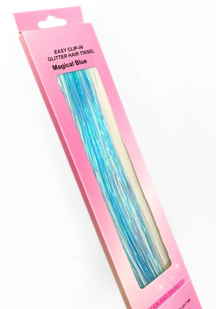 Clip In Tinsel Hair 6PC