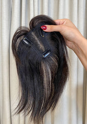 Low Density Clip In Top Piece | 100% Human Hair