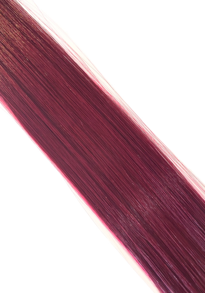 Colorful 2pc Clip-In Highlights 20" | Heat Friendly Synthetic Fiber