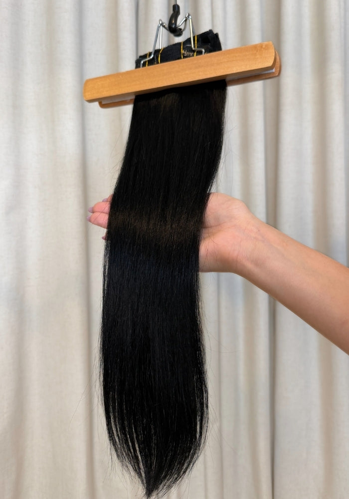 Classic Clip-In Human Hair Extensions 18"