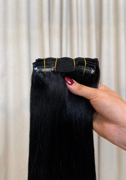 Classic Clip-In Human Hair Extensions 18"