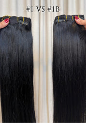 Classic Clip-In Human Hair Extensions 18"
