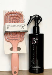 SW Extension Care Set | Heat Protectant | Detangling Brush |