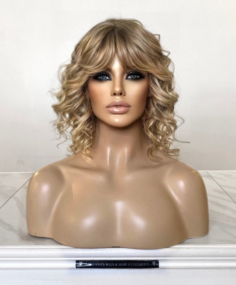 Amelia  Lace Front Synthetic Wig – Santana's Wigs & Hair Extensions, LLC