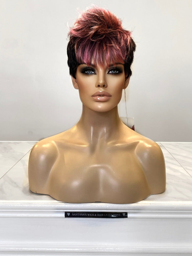 MINA-PINK | Synthetic Wig