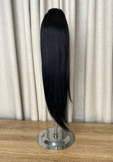 Straight 16" | Human Hair Drawstring Ponytail