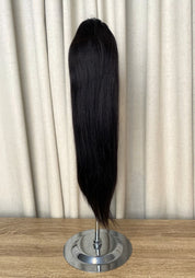Straight 16" | Human Hair Drawstring Ponytail
