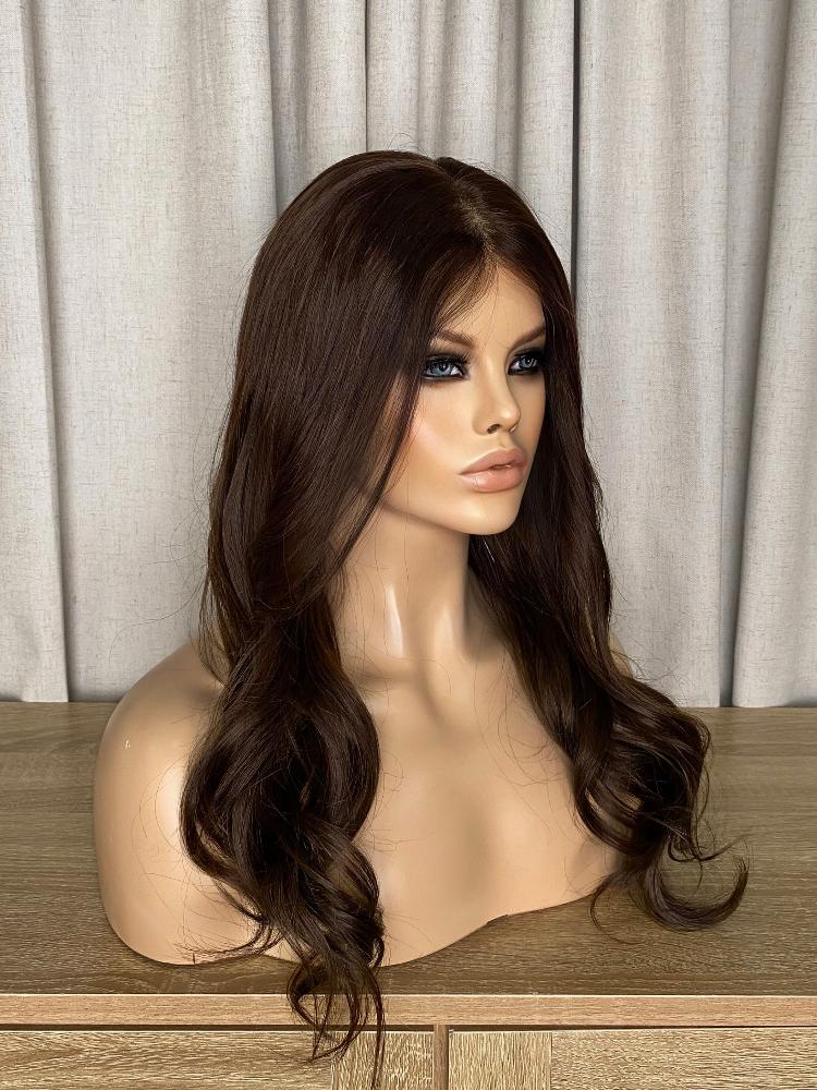 Velvet Radiance | 100% Human Hair Lace Front Wig (Silk Top)