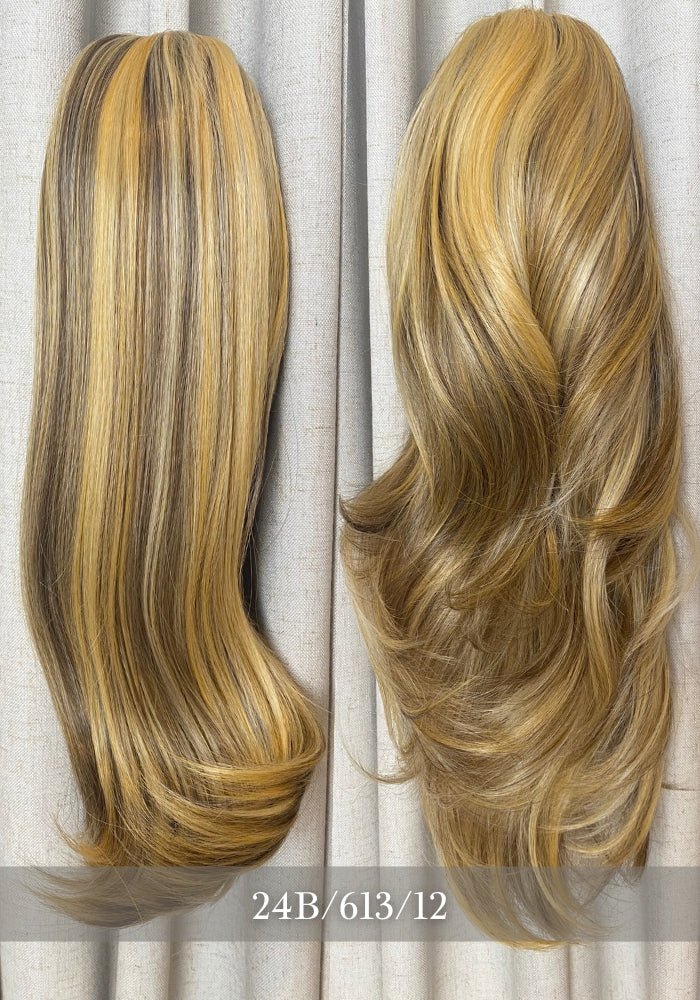 Amy | Synthetic Clip In Ponytail Extension - Santana's Wigs & Hair Extensions, LLC - 51 Smokey Grey