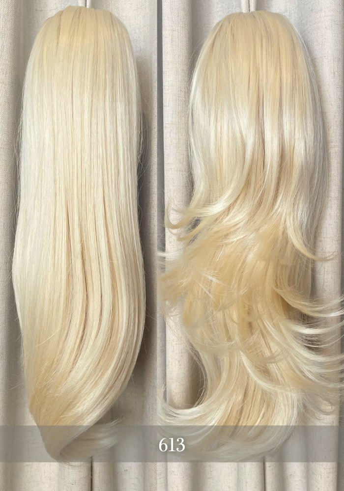 Amy | Synthetic Clip In Ponytail Extension - Santana's Wigs & Hair Extensions, LLC - 51 Smokey Grey