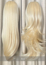 Amy | Synthetic Clip In Ponytail Extension - Santana's Wigs & Hair Extensions, LLC - 51 Smokey Grey
