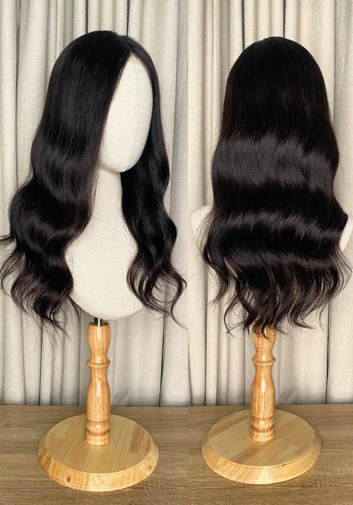 Black Lotus | 100% Human Hair Lace Front Wig (Silk Base Top) - Santana's Wigs & Hair Extensions, LLC - 