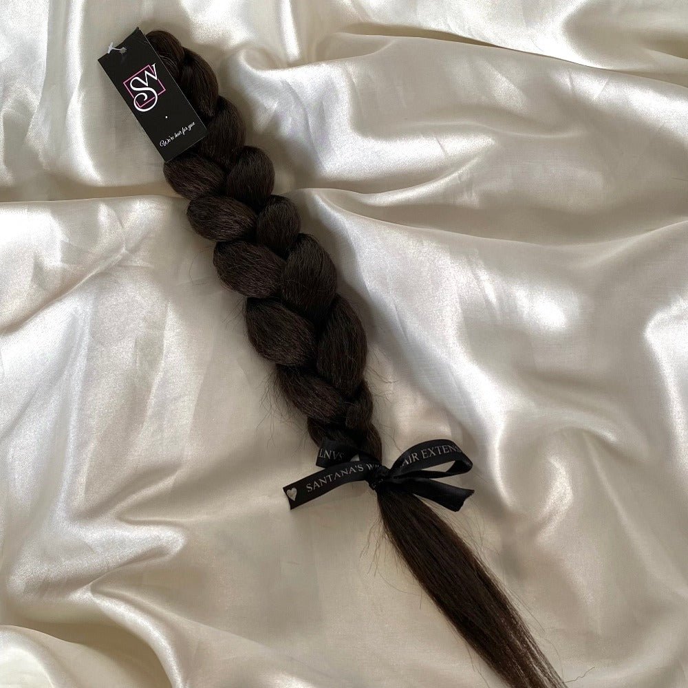 Braids 48" & 54"| 100% Afrelle Kanekalon Fiber - Santana's Wigs & Hair Extensions, LLC - 1 Black