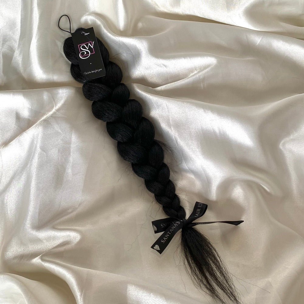 Braids 48" & 54"| 100% Afrelle Kanekalon Fiber - Santana's Wigs & Hair Extensions, LLC - 1 Black