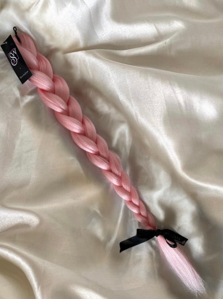 Braids 48" & 54"| 100% Afrelle Kanekalon Fiber - Santana's Wigs & Hair Extensions, LLC - Pink