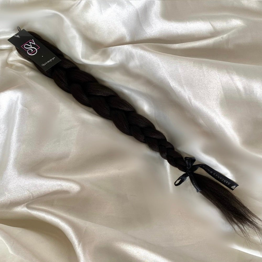 Braids 48" & 54"| 100% Afrelle Kanekalon Fiber - Santana's Wigs & Hair Extensions, LLC - 1B Soft Black