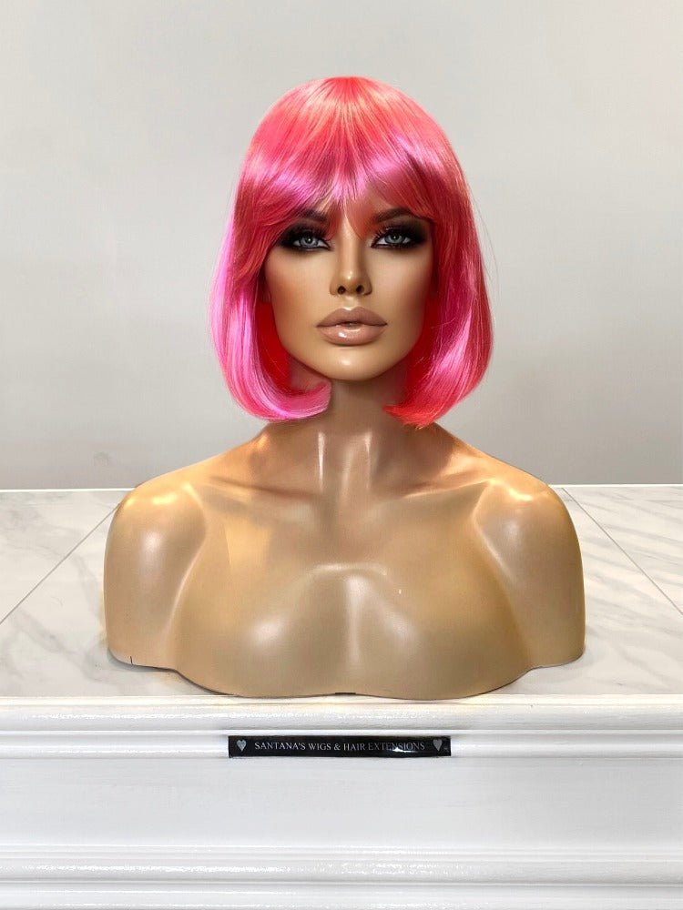 Cindy Costume Wig | 13+ Colors - Santana's Wigs & Hair Extensions, LLC - Hot Pink