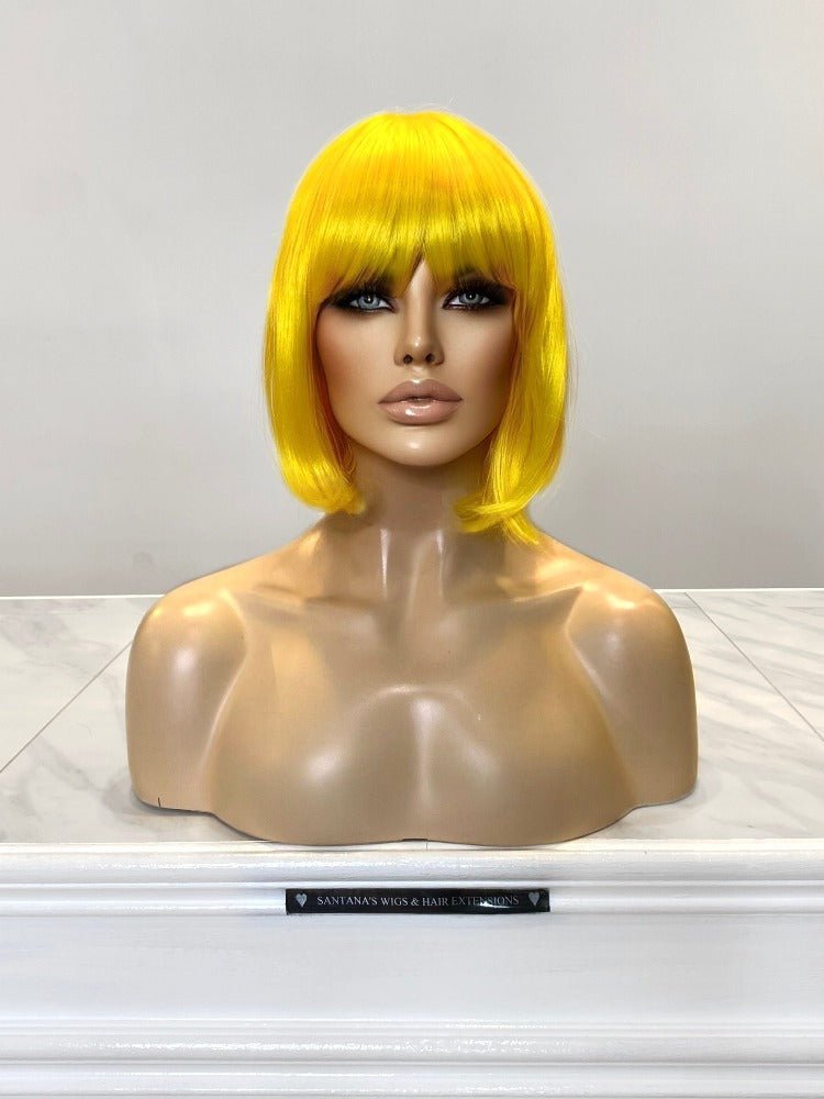 Cindy Costume Wig | 13+ Colors - Santana's Wigs & Hair Extensions, LLC - Yellow