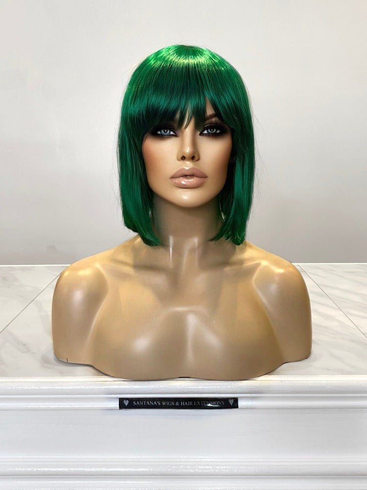Cindy Costume Wig | 13+ Colors - Santana's Wigs & Hair Extensions, LLC - Emerald Green