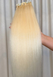 Classic Clip-In Human Hair Extensions 18" - Santana's Wigs & Hair Extensions, LLC - 4 Medium Brown