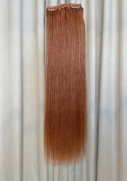 Classic Clip-In Human Hair Extensions 18" - Santana's Wigs & Hair Extensions, LLC - 4 Medium Brown