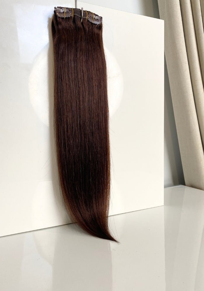 Classic Clip-In Human Hair Extensions 18" - Santana's Wigs & Hair Extensions, LLC -