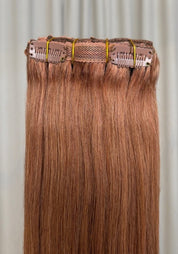 Classic Clip-in Human Hair Extensions 22" - Santana's Wigs & Hair Extensions, LLC - 1 Black