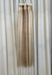 Classic Clip-in Human Hair Extensions 22" - Santana's Wigs & Hair Extensions, LLC - 1 Black