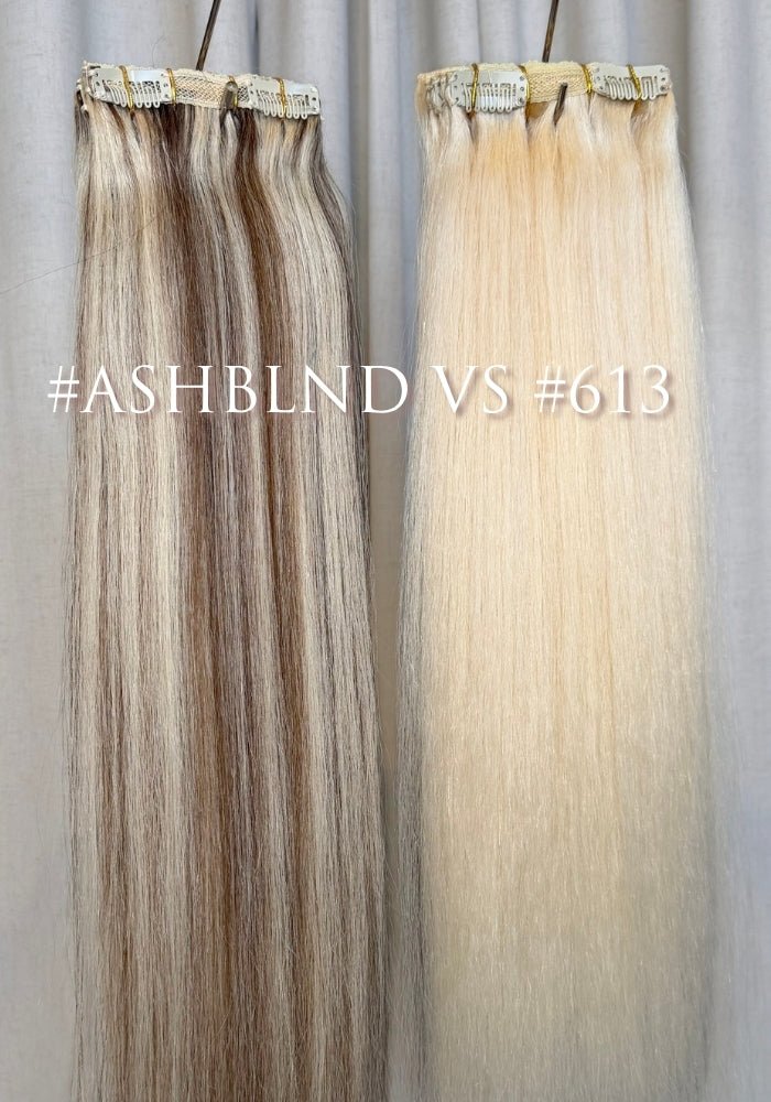 Classic Clip-in Human Hair Extensions 22" - Santana's Wigs & Hair Extensions, LLC - 1 Black