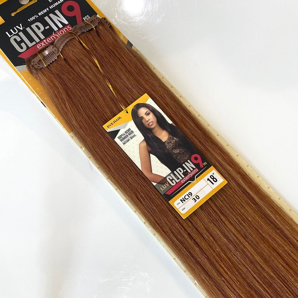 Luv | 9pc Clip-in Human Hair Extensions 18