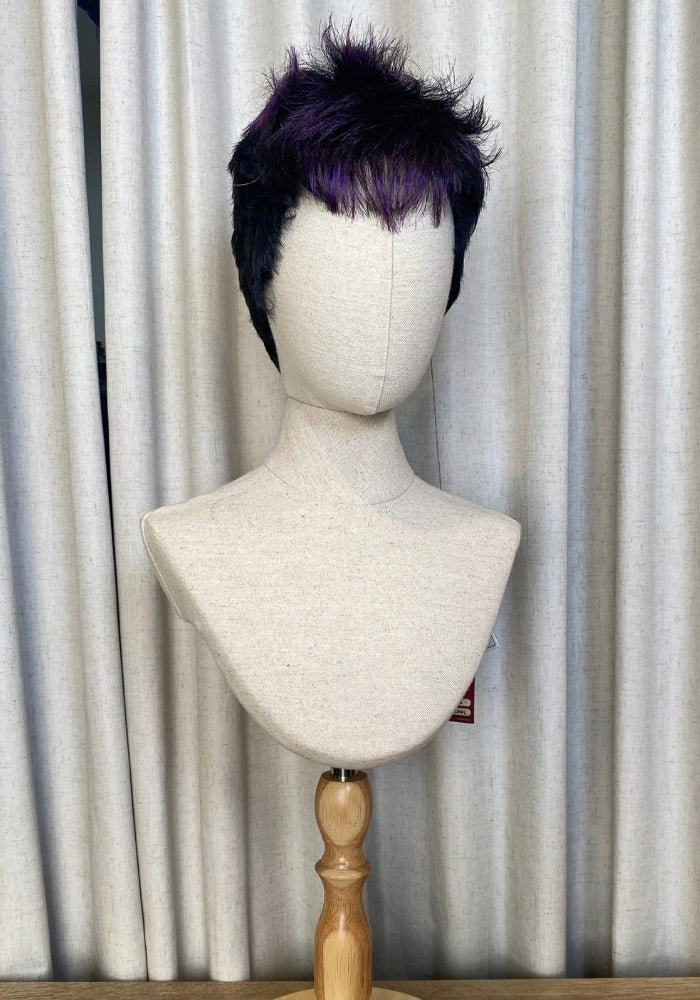 Costume Wigs | $30 Below | 30+ Styles - Santana's Wigs & Hair Extensions, LLC - Short Purple Anime Wig